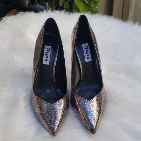 Dune London Bronwin Sweetheart Court Shoes - Picture 4 of 12